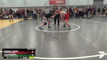 195 lbs Quarterfinal - Logan Brown, Samurai Wrestling Club vs Dominic Turner, Orange High School