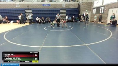 71/75 Champ. Round 1 - Derek Hill, Suples vs Landon Wilson, Legacy Wrestling Academy