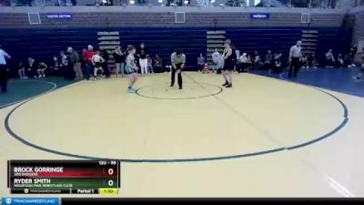 95 lbs Round 2 - Brock Gorringe, 208 Badgers vs Ryder Smith, Mountain Man Wrestling Club