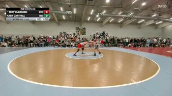 157 lbs Champ. Round 1 - Kash Gartrell, Roosevelt vs Trey Clarkson, Montrose
