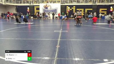 127 lbs R-16 - Stephen Myers, Parkersburg-WV vs Adaias Ortiz, Lake Highland Prep-FL