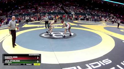 D3-138 lbs Quarterfinal - Jack Stubleski, Evergreen vs Dakota King, Barnesville