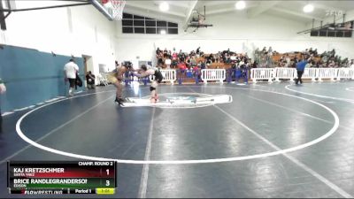 165 lbs Champ. Round 2 - Brice Randlegranderson, Edison vs Kaj Kretzschmer, Santa Ynez