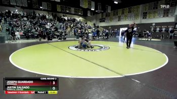 126 lbs Cons. Round 2 - Justin Salgado, Temescal Canyon vs Joseph Guardado, Esperanza
