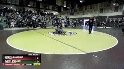 126 lbs Cons. Round 2 - Justin Salgado, Temescal Canyon vs Joseph Guardado, Esperanza