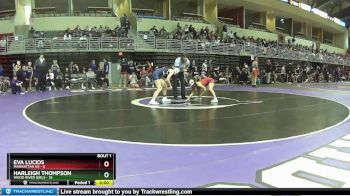 105 lbs Finals (2 Team) - Eva Lucios, Manhattan HS vs Harleigh Thompson, Wood River Girls