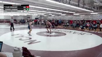 125 lbs Champ. Round 1 - Tyler Chenevert, Augsburg vs Dominic Chimeno, Iowa Lakes CC