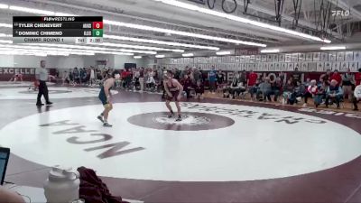125 lbs Champ. Round 1 - Tyler Chenevert, Augsburg vs Dominic Chimeno, Iowa Lakes CC