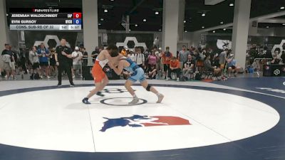 61 kg Cons. Sub-rd Of 32 - Jeremiah Waldschmidt, EAP vs Evin Gursoy, New York City RTC