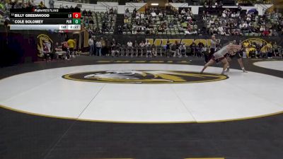 149 lbs Champ. Round 1 - Cole Solomey, Purdue vs Billy Greenwood, Little Rock