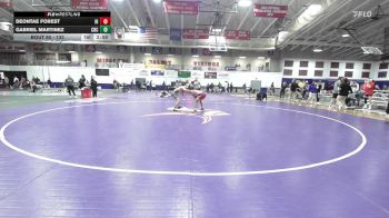133 lbs Champ. Round 2 - Gabriel Martinez, Central Baptist (Ark) vs Deontae Forest, Indian Hill Community College