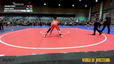 135 lbs Consi Of 16 #1 - Jayden Perez, Turlock Wrestling vs Diego Felix, Hyperbolic