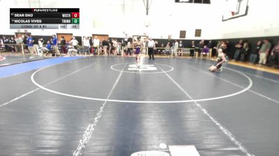 120 lbs Consi Of 8 #1 - Sean Dao, Westhill vs Nicolas Vives, Trumbull