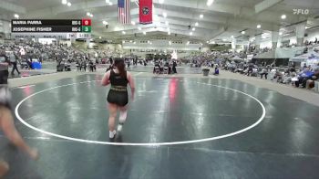 165 lbs Quarterfinals (8 Team) - Maria Parra, Bartlett High School Girls vs Josephine Fisher, Riverdale High School Girls