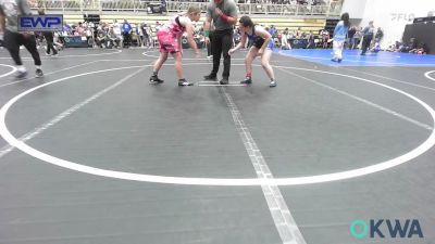 135 lbs Rr Rnd 2 - Kaisley Taber, Hennessey Takedown Club vs Gracie Pauley, Grover Rains Wrestling Club