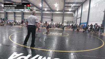 285 lbs Consi Of 4 - Colton Williams, Willow Street vs Braylen Cobb, Carlisle