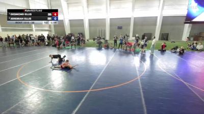 56 lbs Quarterfinal - Desmond Ellis, Sanderson Wrestling Academy vs Jeremiah Ellis, Defiant Wrestling Club