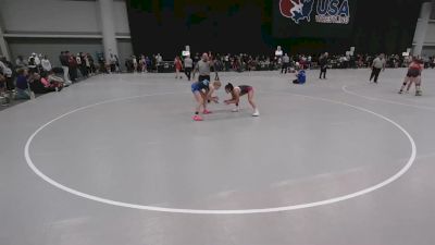 105 lbs Cons. Rd Of 32 - Esperanza Gallegos, Volcano Vista High School Wrestling vs Aubrey Hoveland, Immortal Athletics WC