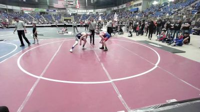 130 lbs Consi Of 16 #1 - Lucas Moon, Fountain Fort Carson vs Hadlee Rasmussen, Bob Cats