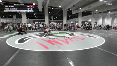 70 lbs Cons. Round 1 - Jack Myers, Cavalier Wrestling Club vs Gus Cardinal, Valiant College Prep