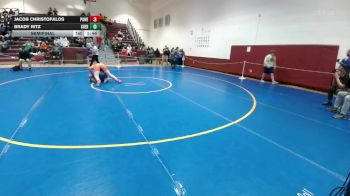 285 lbs Semifinal - Brady Ritz, Sheridan vs Jacob Christofalos, Powell