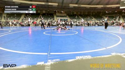 100 lbs Consolation - Ryder Ascherl, Bishop McCort vs Tajuan Davis, Team Tulsa Wrestling Club