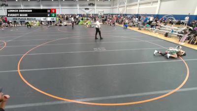 105 lbs 3rd Place Match - Lennox Deringer, South Hills WA vs Everett Mohr, Alpha Elite