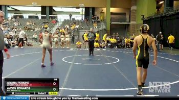 113 lbs Semifinals (8 Team) - Ayden Edwards, MacArthur vs Aiyana Perkins, Coweta Public School