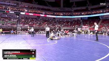 3A-132 lbs Cons. Round 2 - Carter Schorsch, Lewis Central vs Aidyn Roman, Cedar Rapids Kennedy