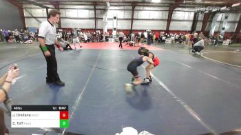 48 lbs Semifinal - Justin Orellana, Montville, NJ vs Casen Taff, Nazareth, PA