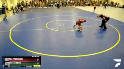 61B Quarterfinal - Corbin Scherer, Sartell vs Griffin Pederson, NRHEG