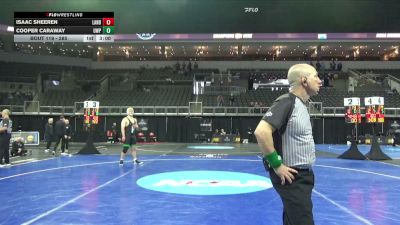 285 lbs Prelim - Cooper Caraway, Wis.-Parkside vs Isaac Sheeren, Lander