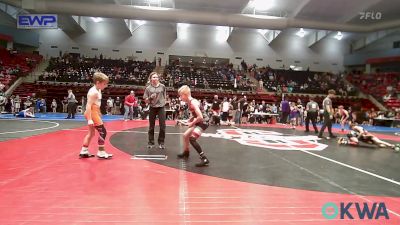 70 lbs Consi Of 8 #2 - Jake Potts, Wagoner Takedown Club vs Connor Freeman, Tonkawa Takedown Club