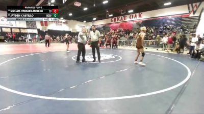 113 lbs Champ. Round 1 - Michael Vergara-Murillo, Temecula Valley vs Jayden Castillo, West Covina