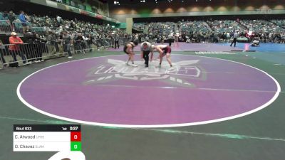 132 lbs Consi Of 64 #2 - Corbin Atwood, Lone Peak vs Diego Chavez, Slam Academy