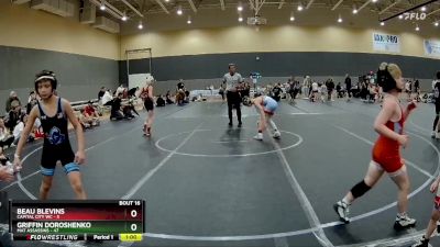 76 lbs Round 4 (10 Team) - Beau Blevins, Capital City WC vs Griffin Doroshenko, Mat Assassins