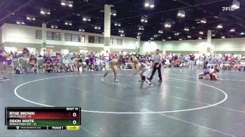 195 lbs Round 2 (16 Team) - Ryne Brown, Delta Eagles vs Deion White, Bubbletown Mat