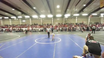 46 lbs Semifinal - Elijah Beck, Top Rank vs Korban Grant, Athlos Wrestling