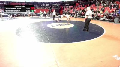 1A 285 lbs Semifinal - David McCarthy, Chicago (De La Salle) vs Connor Williams, Canton