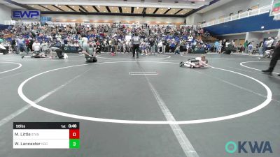 58 lbs Quarterfinal - Mitchell Little, Standfast OKC vs Wyatt Lancaster, Norman Grappling Club