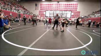 43 lbs Consi Of 8 #1 - Owen Egan, Rough Riders vs Sebastian Summitt, Newkirk Takedown Club