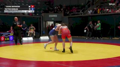 59kg 3rd Place Match - Olivia Mathezer, Brock WC vs Payton Shields, Pronghorn AWA