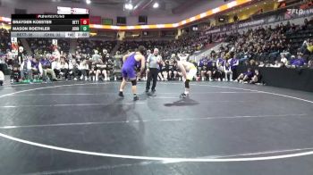 190 lbs 5th & 7th Place - Mason Roethler, Johnston vs Brayden Koester, Bettendorf