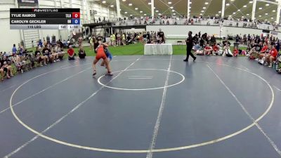 115 lbs Tylie Ramos, Texas Red vs Carolyn Geckler, Ohio