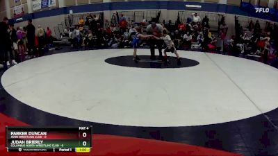 43 lbs Round 2 (3 Team) - Judah Brierly, Columbus North Wrestling Club vs Parker Duncan, Avon Wrestling Club