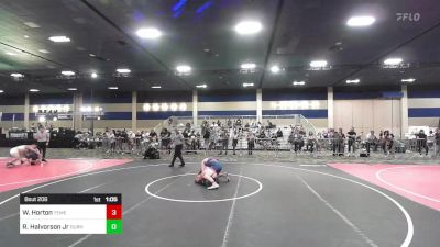 150 lbs Round Of 16 - Wyatt Horton, Temecula Valley HS vs Richard Halvorson Jr, Durham Elite