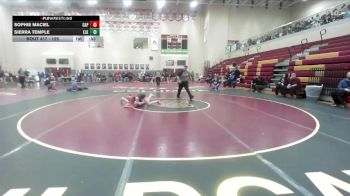 125 lbs Cons. Round 2 - Sierra Temple, Elko vs Sophie Maciel, Capital