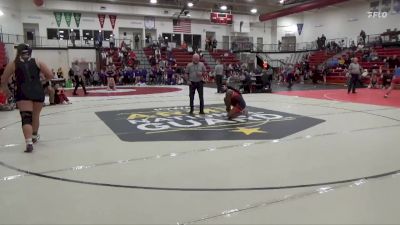 190 lbs 3rd Place Match - Josephine Manuel, Iowa City High vs Saylee Gingerich, West Branch