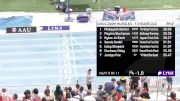 Youth Girls' 200m Hurdles Championship, Semi-Finals 9 - Age 13