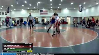 165 lbs Cons. Semi - Dylan Underwood, Trojan Country Youth Wrestling Club vs Kalvin Grose, Indiana